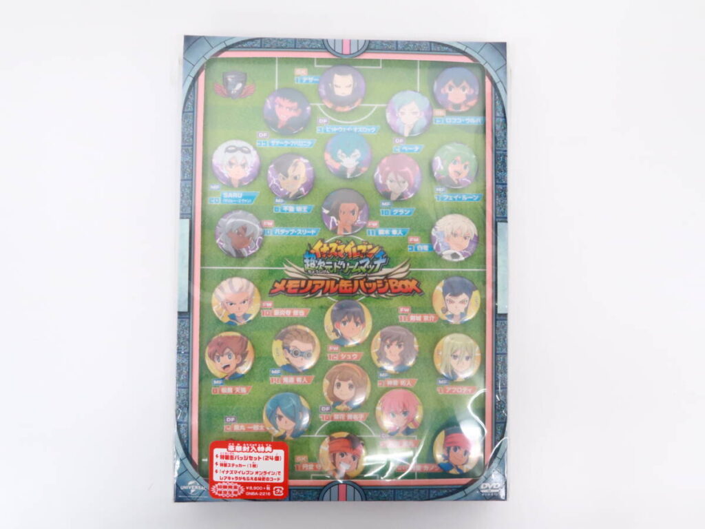イナズマイレブン 超次元ドリームマッチ メモリアル缶バッジBOX
