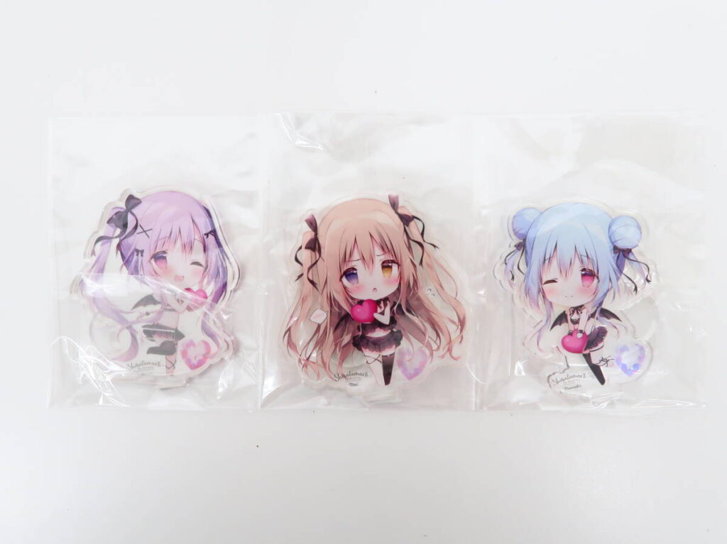 しらたまこ(しらたま) ミニアクリルスタンド 3種セット