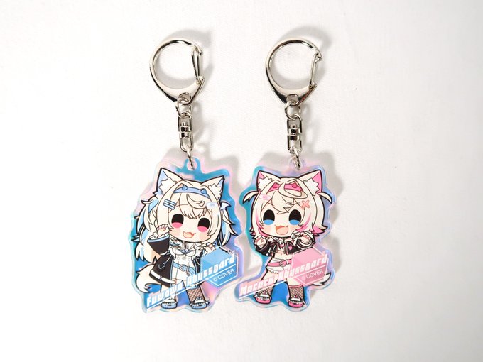 ホロライブ hololive CITY’24 オーロラアクリルキーホルダー「フワワ・アビスガード / モココ・アビスガード 2種セット」

