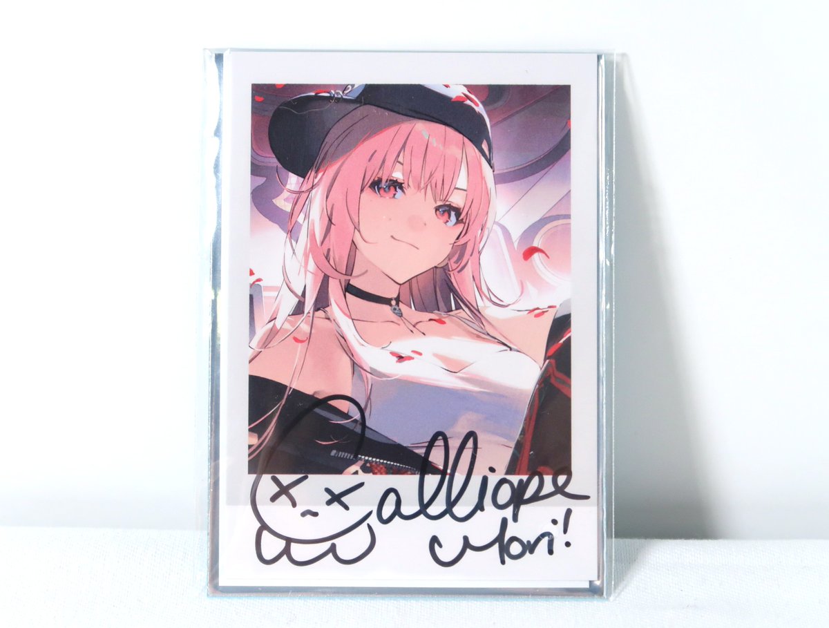 ホロライブEN myth 森カリオペ ポストカード 買取実績】ホロライブEN 森カリオペ 活動3周年記念フルセット