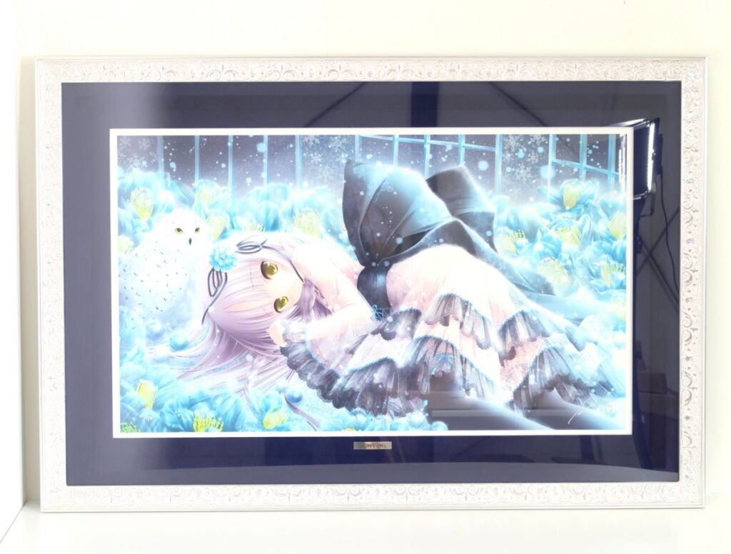 てぃんくる 版画 「SNOWY OWL DX」