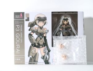 フレームアームズ・ガール P3 轟雷 プラモデル コトブキヤSHOP限定特典 塗装済み顔パーツ初期Ver.付