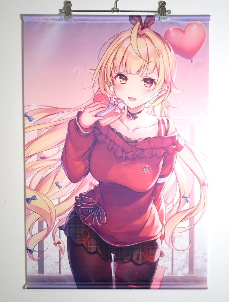 にじさんじ 星川サラ バレンタイングッズ2021 B2タペストリー