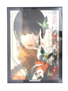 アールビバン 版画 皐月恵 「SWALLOWTAIL BUTTERFLY」