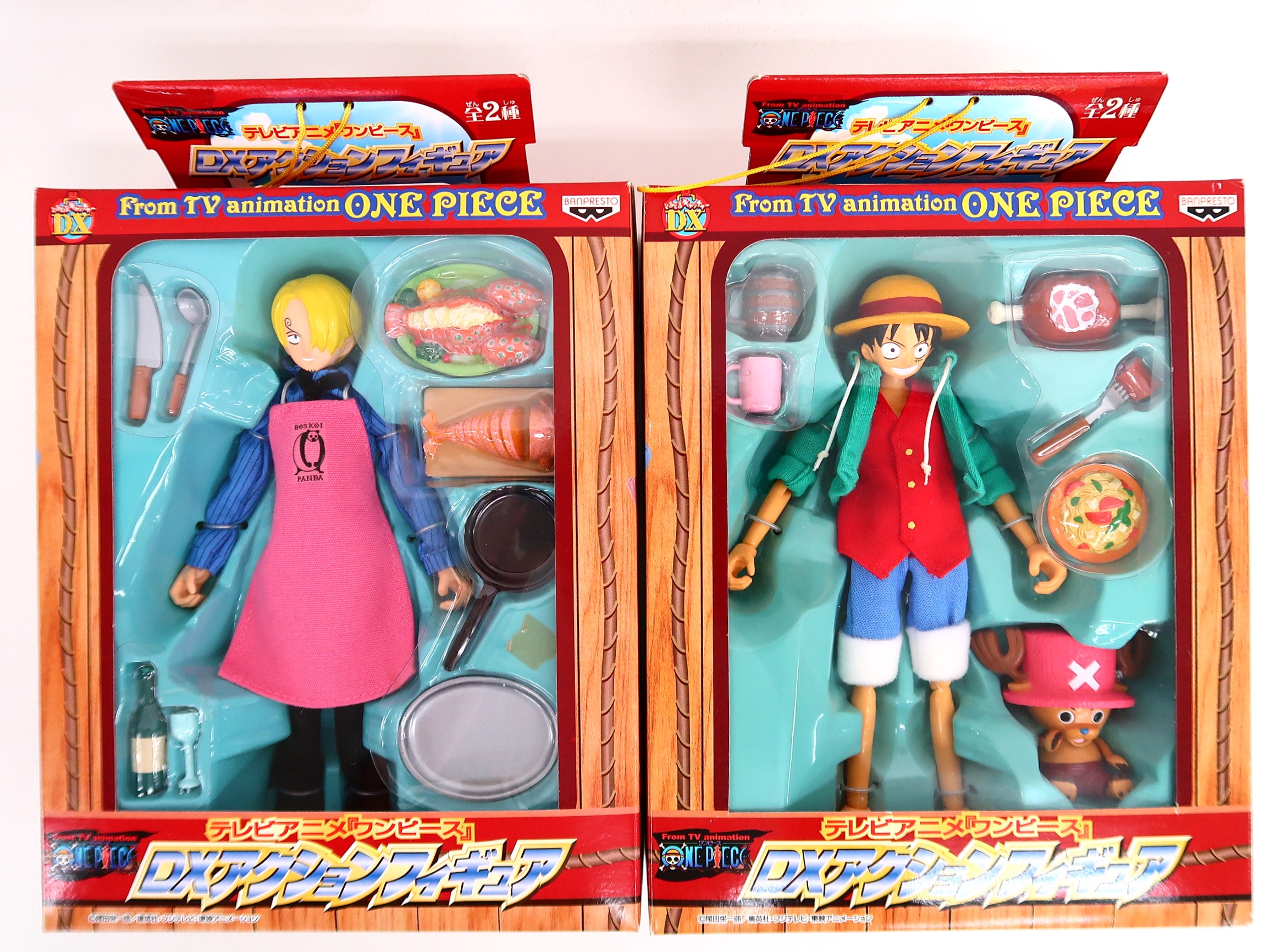 ワンピース ルフィ・サンジ DXアクションフィギュアをお売りいただき